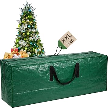 ARSUK Christmas Tree Storage Bag   Heavy Duty Christmas Tree Bag Fits Up to 7.5 ft Tall Artificial Tree   Waterproof with Durable Handles & Zipper   Holiday Xmas Tree Storage Bag