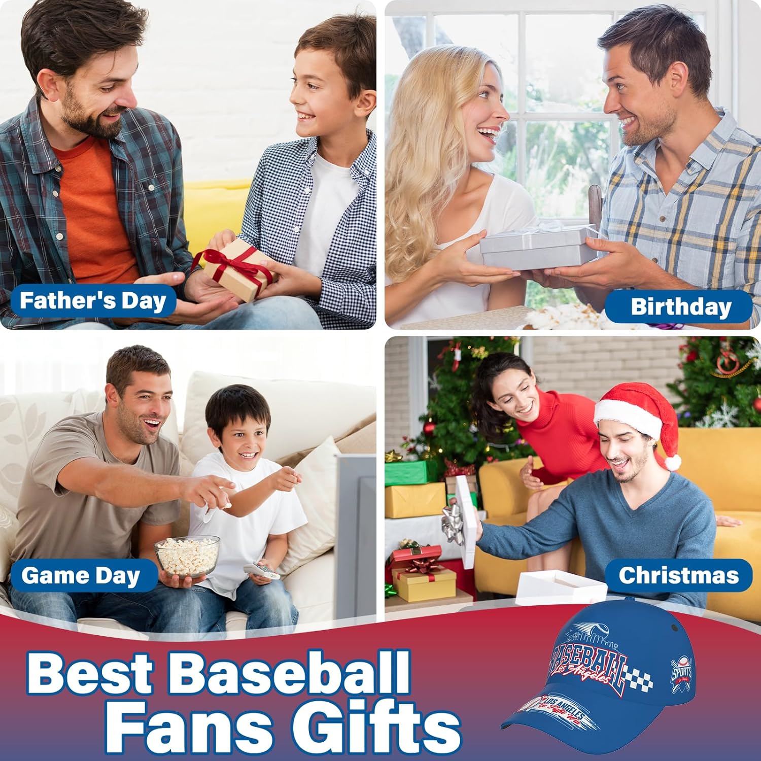 Baseball Cap for Men Women, Gifts for Fans, Baseball Sport Style Hat, Adjustable Print Hat Fans Gifts - Image 7