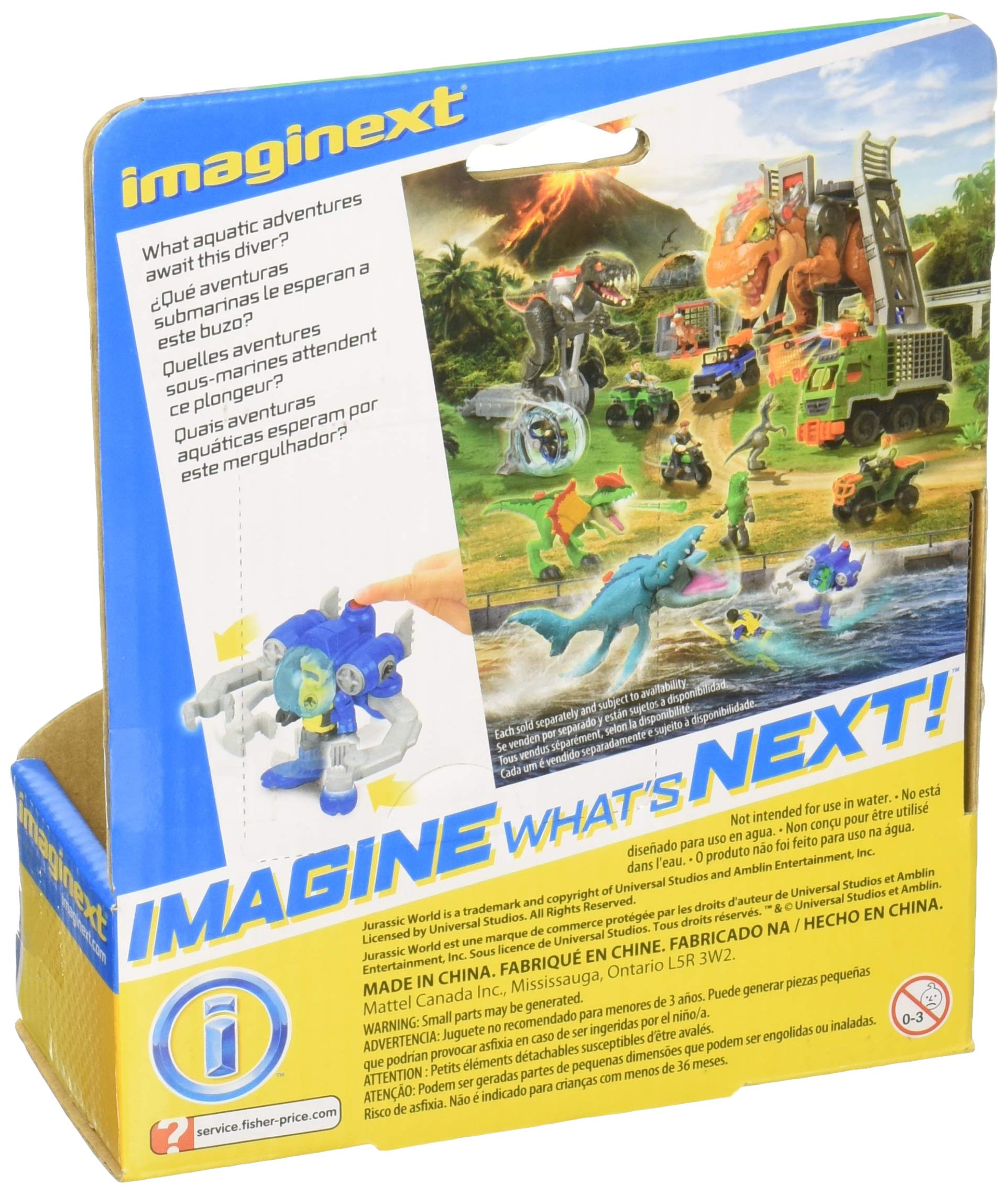 Amazon.com: Jurassic World Toys , Sub Dino Catcher : Toys & Games