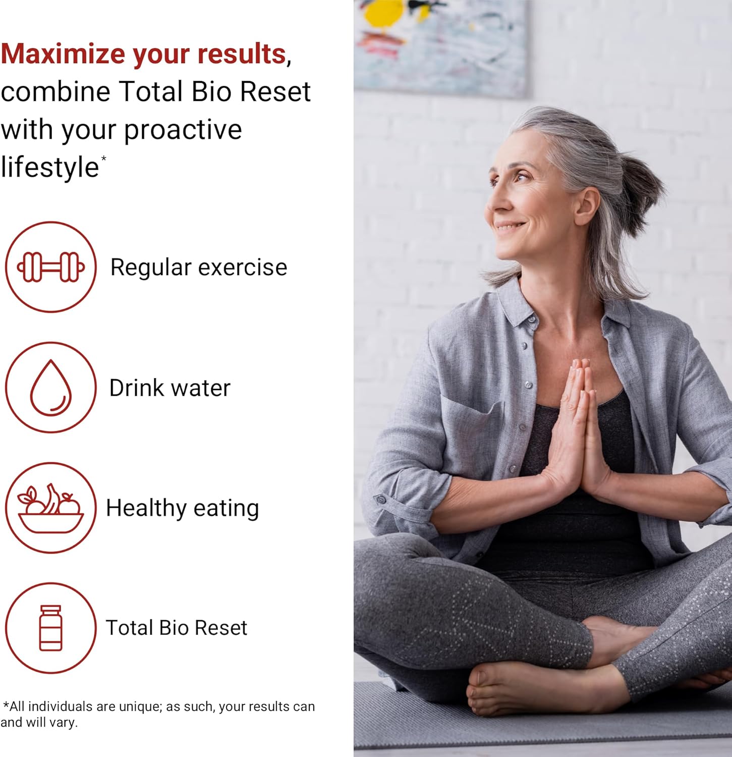 ACTIVATEDYOU Total Bio Reset- Detox Formula for Cleansing & Flushing Digestive System for Radiant Skin & Sustained Energy w/Chlorella, Kiwi Fruit, and Dandelion Root (60 Capsules) - Image 5