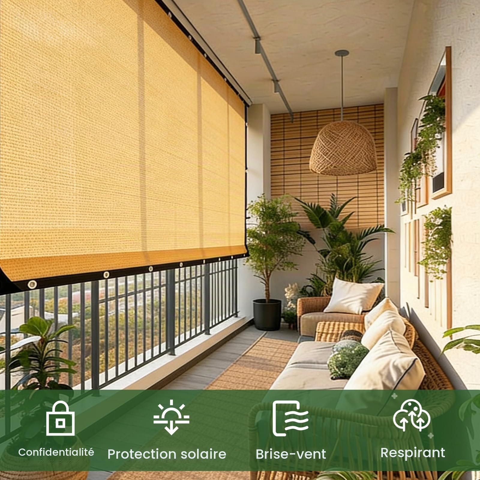 Filet D'Ombrage, Filet Protection Solaire 95% UV Tissu D'Ombrage, Toile d'ombrage de Serres Coupe-Ventpour La Couverture VéGéTale/Serre/Jardin/Pergola