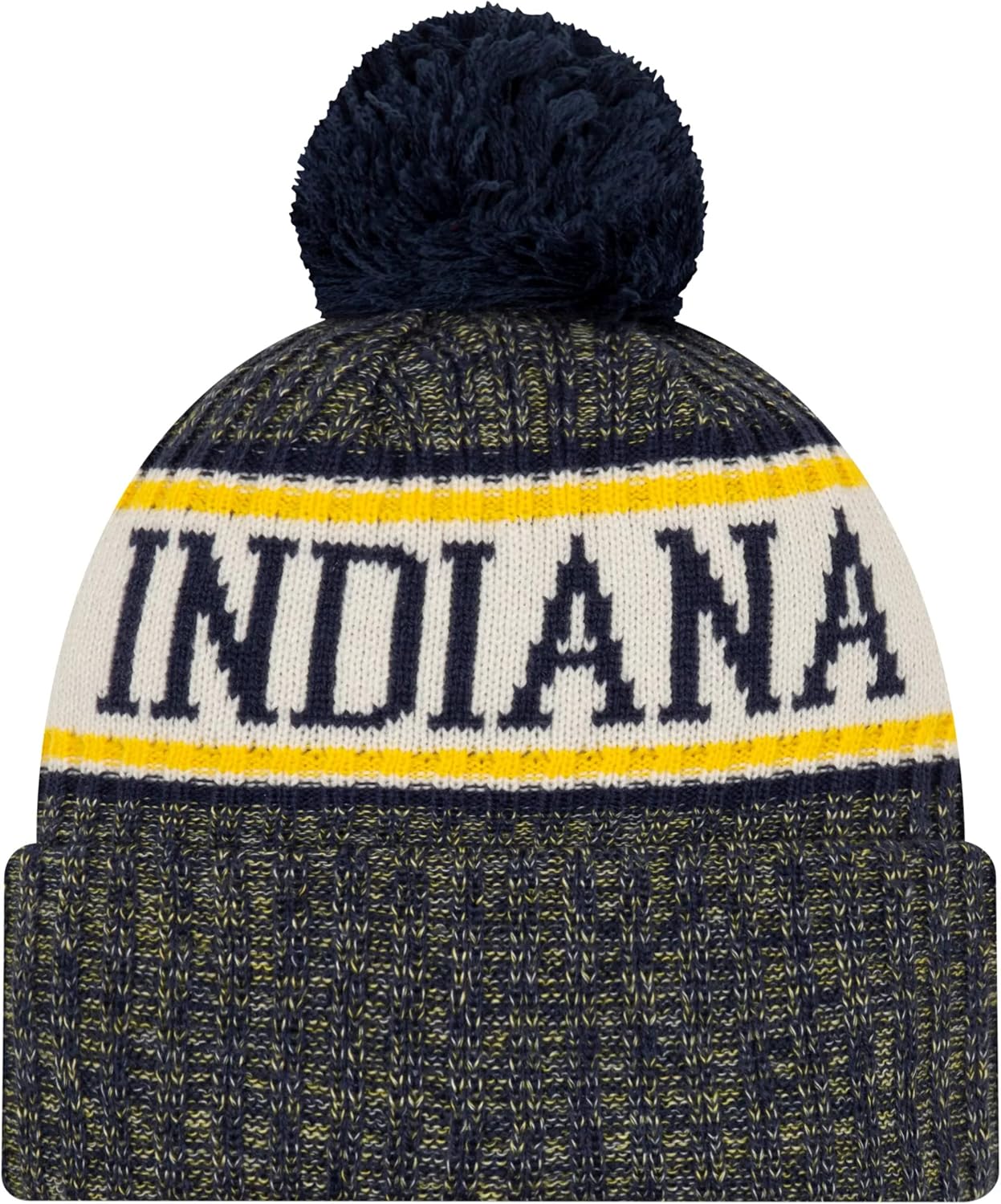 New Era NBA Sport Cuff Beanie Hat with Pom - NBA Cuffed Winter Knit Toque Cap