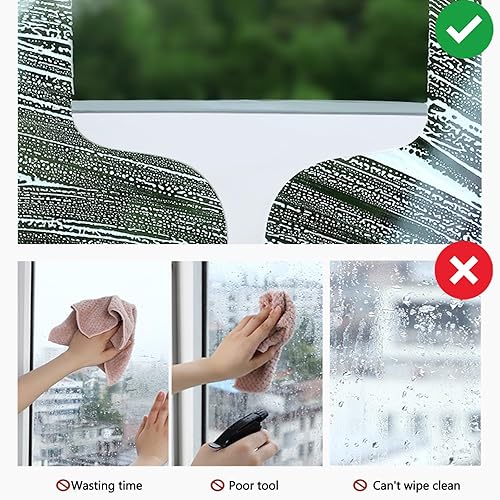 Miniatura 3 de Wonglea Escobilla de ducha para puertas de ducha, mini herramienta de limpieza de escobilla de silicona, escobilla pequeña para baño, vidrio,