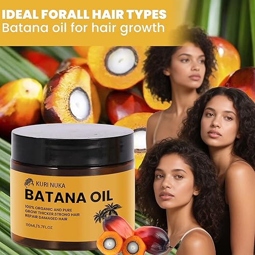 Miniatura 7 de Aceite natural para el cabello Batana, aceite de batana 100% puro, crudo y sin refinar para prevenir la pérdida de cabello y aumentar el grosor para