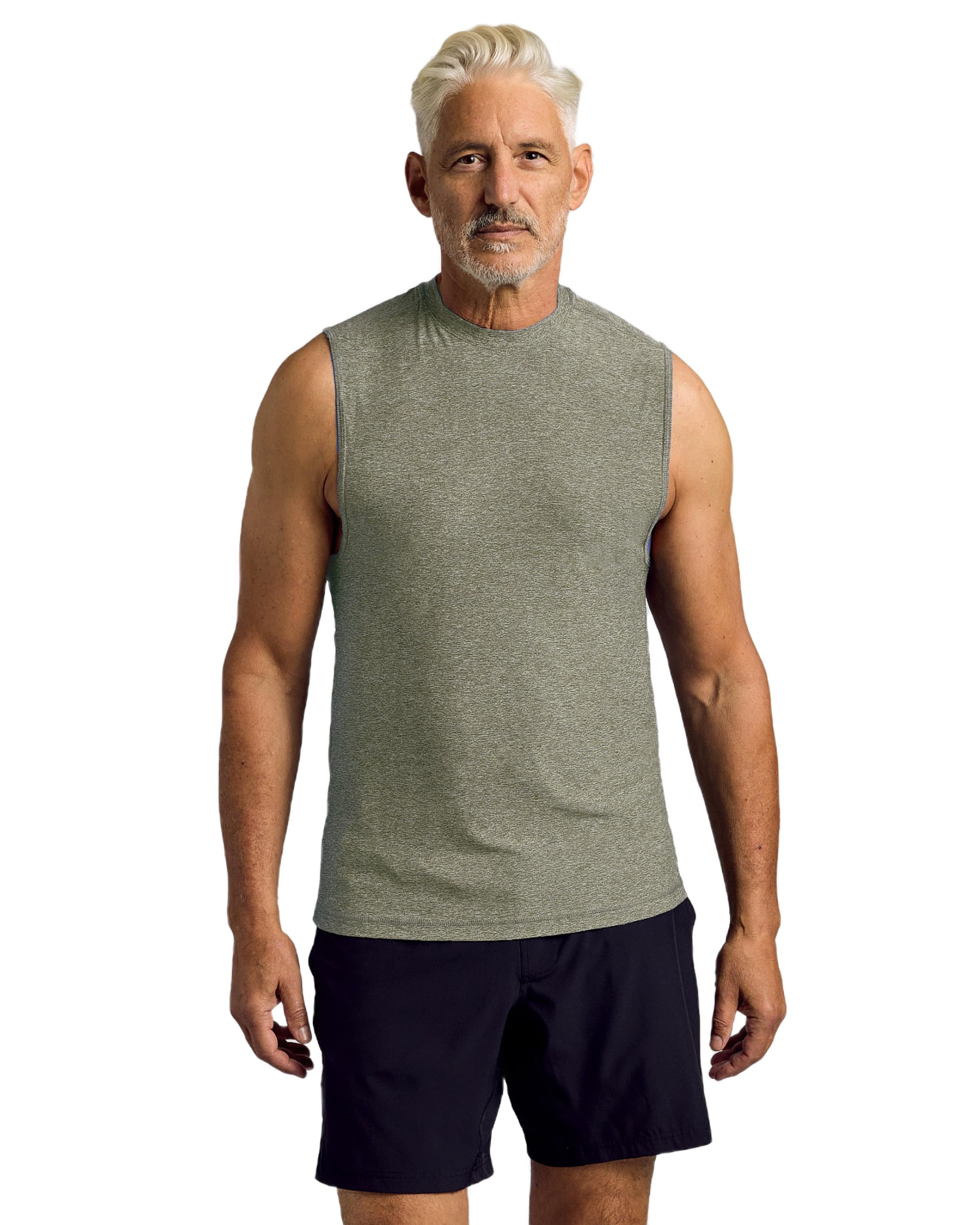 True Classic Workout Shirts for Men - Athletic Tops & Gym Shirts for Men, Quick-Dry Mens Workout Shirt Base Layer