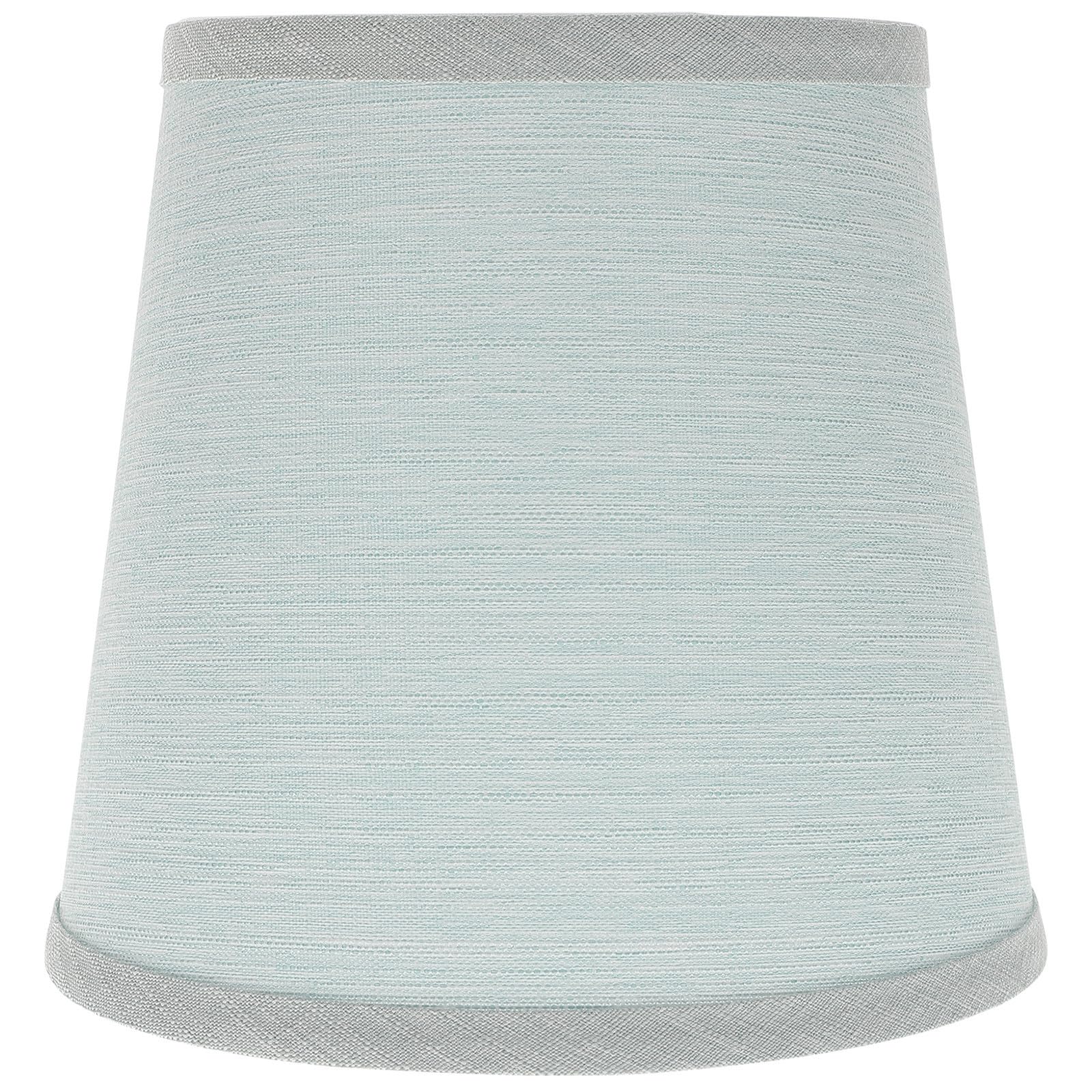 Garneck Duck Egg Blue Lampshades Fabric Light Shade for Bedside and Living Room, Lightweight Pleated Table Lampshade with Iron Frame to Soften Lights and Enhance Home Décor