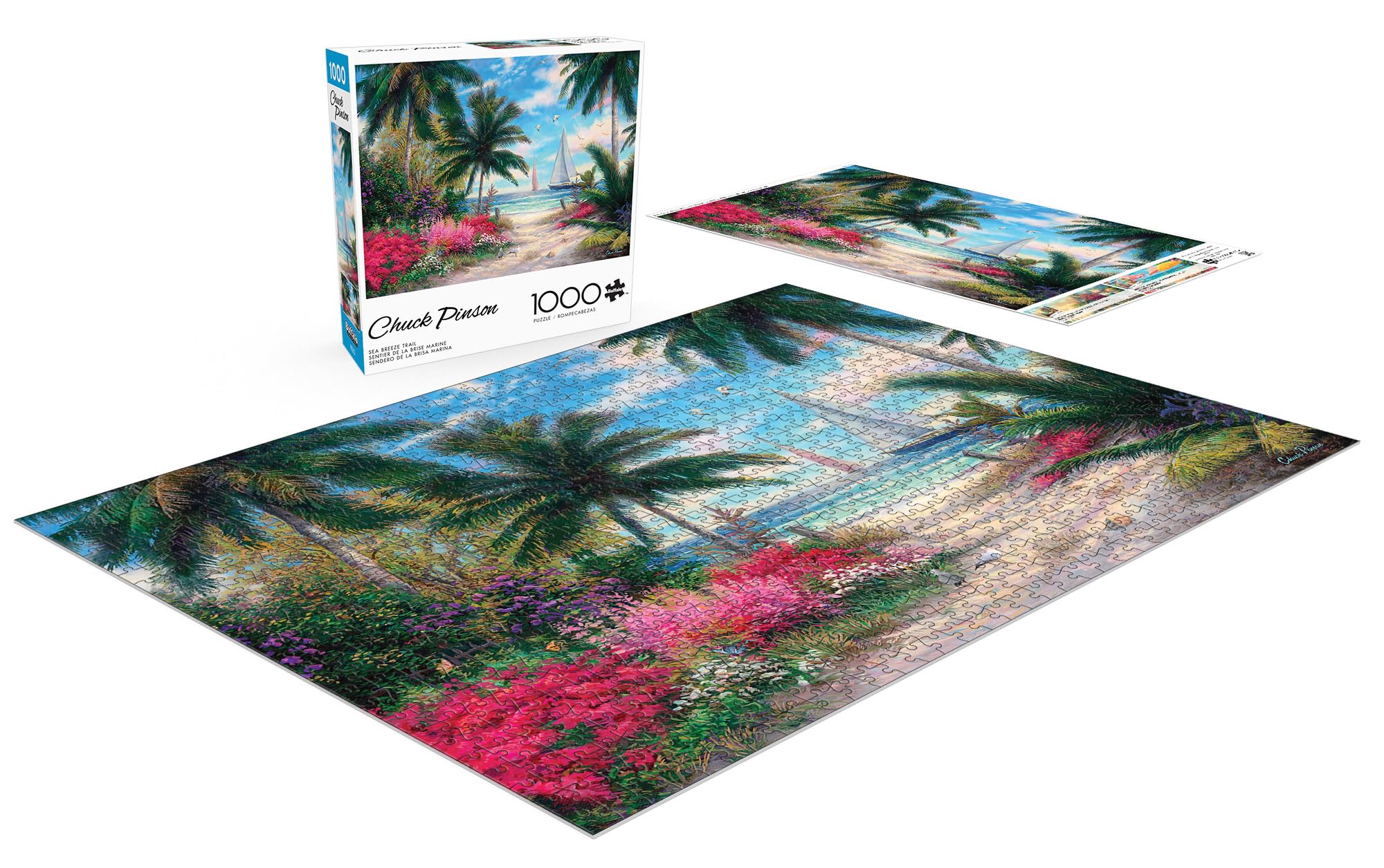 Amazon.com: Buffalo Games - Chuck Pinson - Sea Breeze Trail - 1000