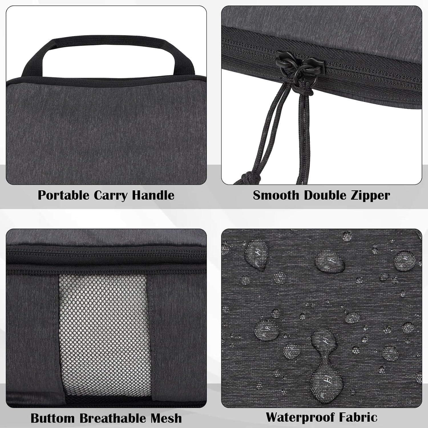 Compression Packing Cubes for Travel Accessories, 2 Set Compression Bags Travel Cubes for Packing Suitcase Luggage Organizer Bags Set, Black - Image 3