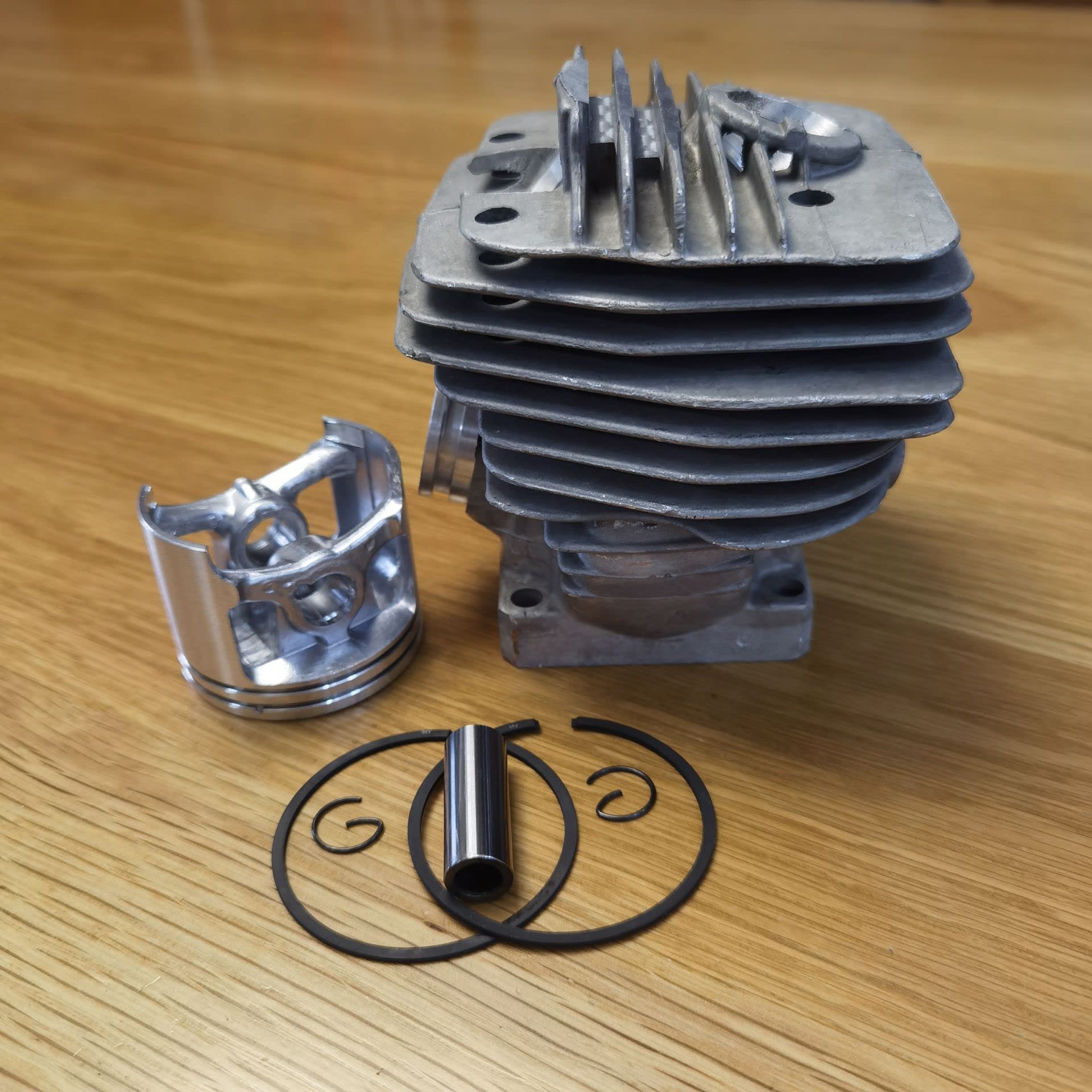 DUNLAP Zestaw tłoka cylindra 54 mm chromowany pasuje do części zamiennych do pił łańcuchowych 066 MS660