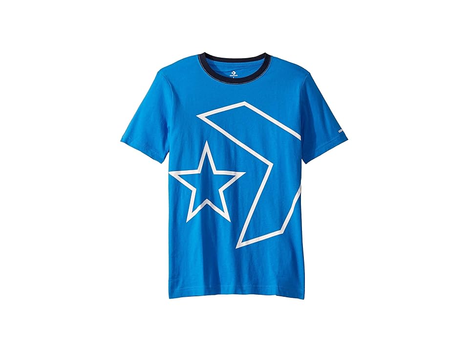 

Converse Kids Outlined Star Chevron Tee (Big Kids) (Totally Blue) Boy's Clothing