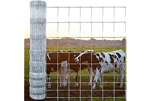 ROOMTEC Farm 4'x164' Galvanized Woven Cattle Fence Panels