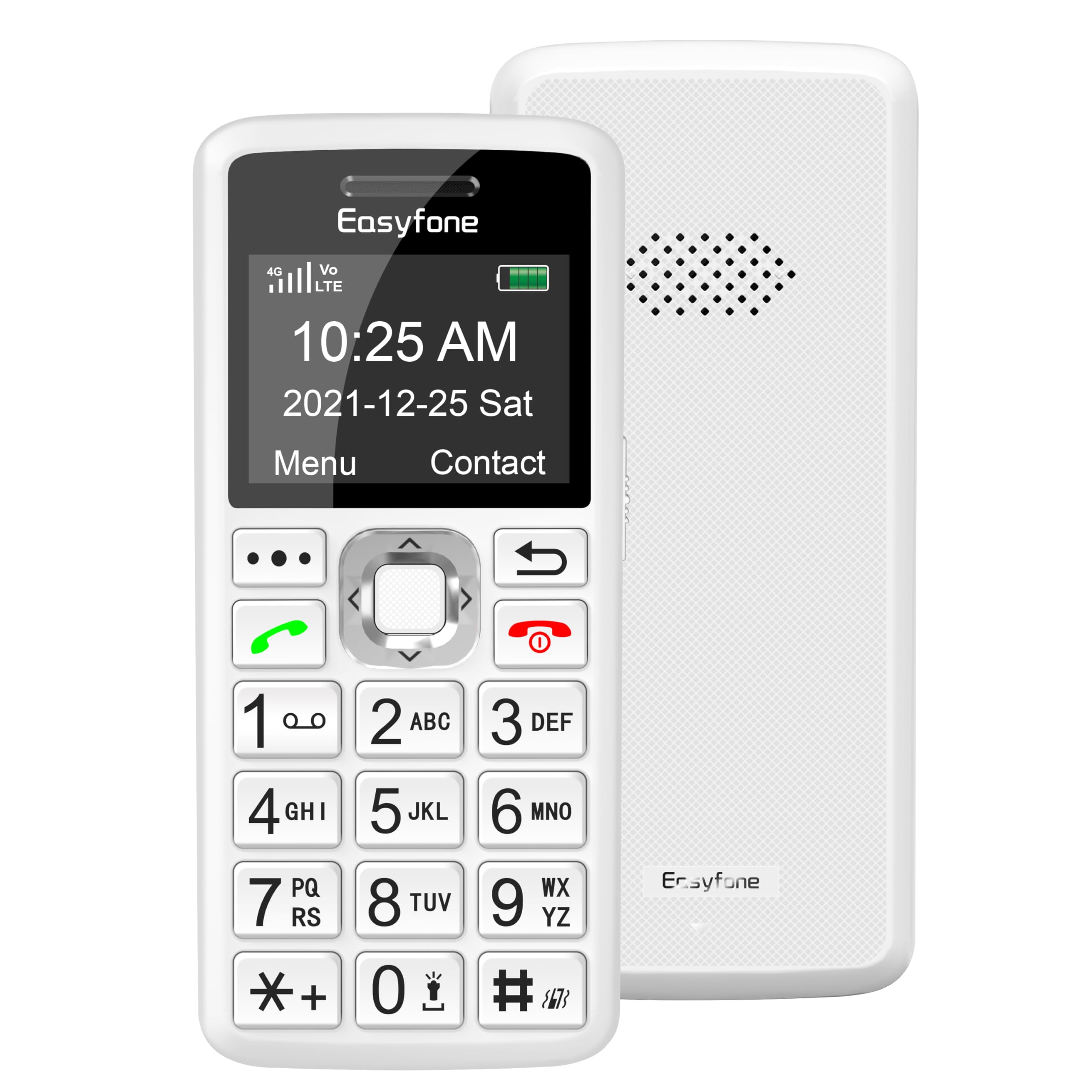 Easyfone Prime-A6 4G GSM Telefono Cellulare per Anziani con Tasti