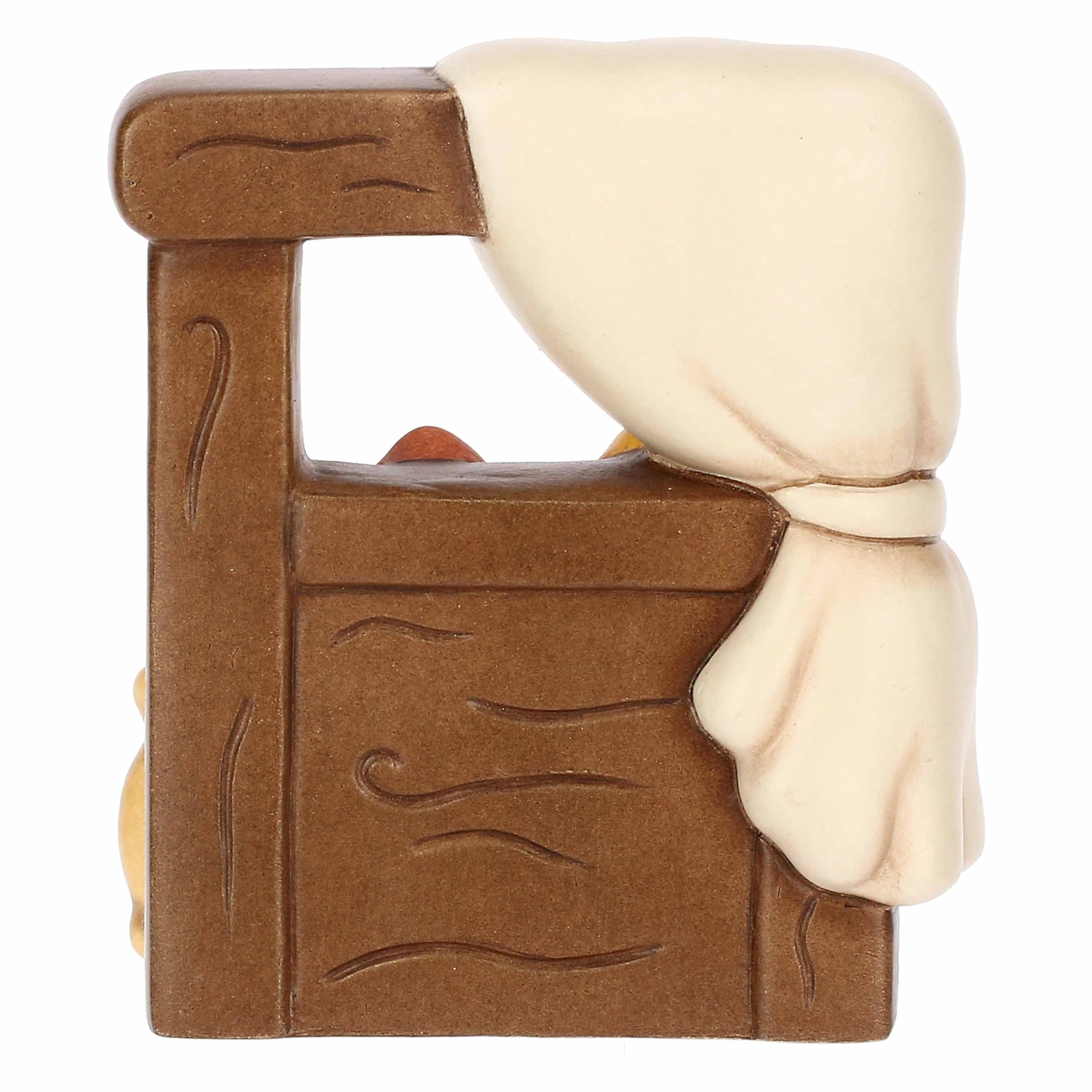 THUN, Banco delle Spezie in Ceramica di Alta Qualità, Collezione Presepe Classico, Statuine per Presepe di Natale da Collezione, 5,4 x 4,3 x 7,9 cm