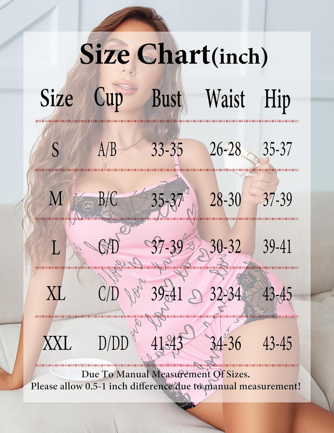 Avidlove Women Sleepwear Lace Pajamas Set Shorts Nightwear Camisole Short Sets - Image 6
