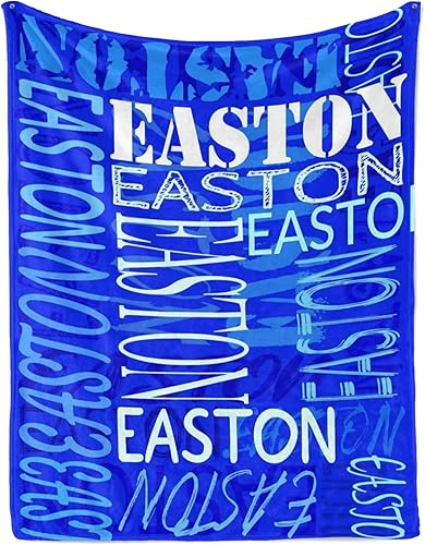 Miniatura 9 de Manta personalizada con nombre para adultos y niños, manta de franela personalizada (Variedad 02, 30 x 40 pulgadas)