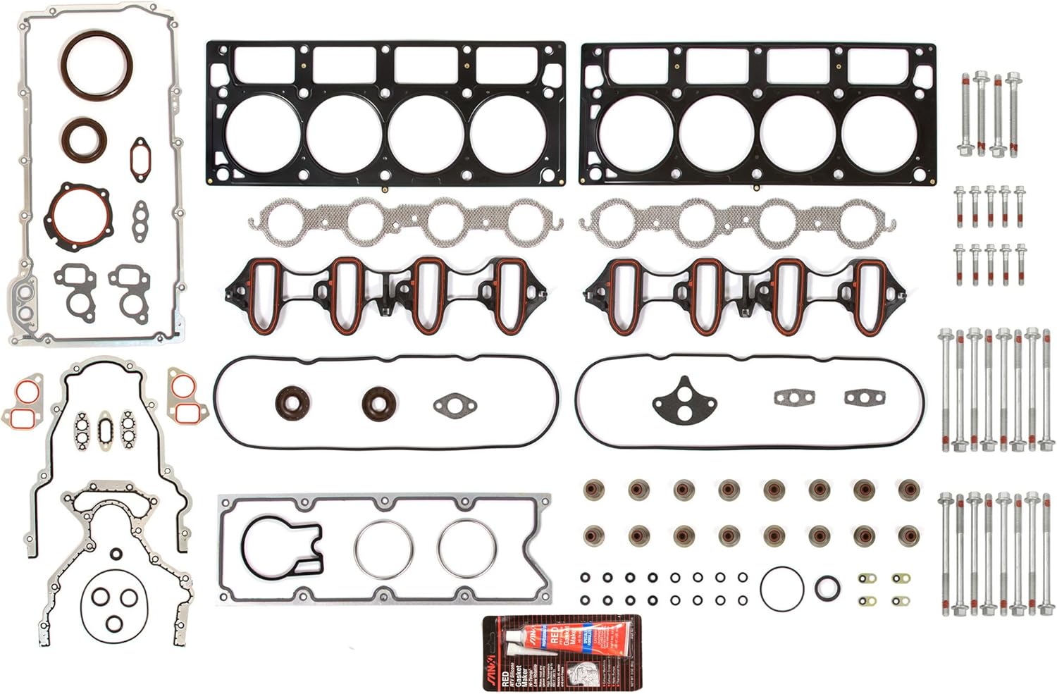 Evergreen FSHB8-10460E Full Gasket Set Head Bolt
