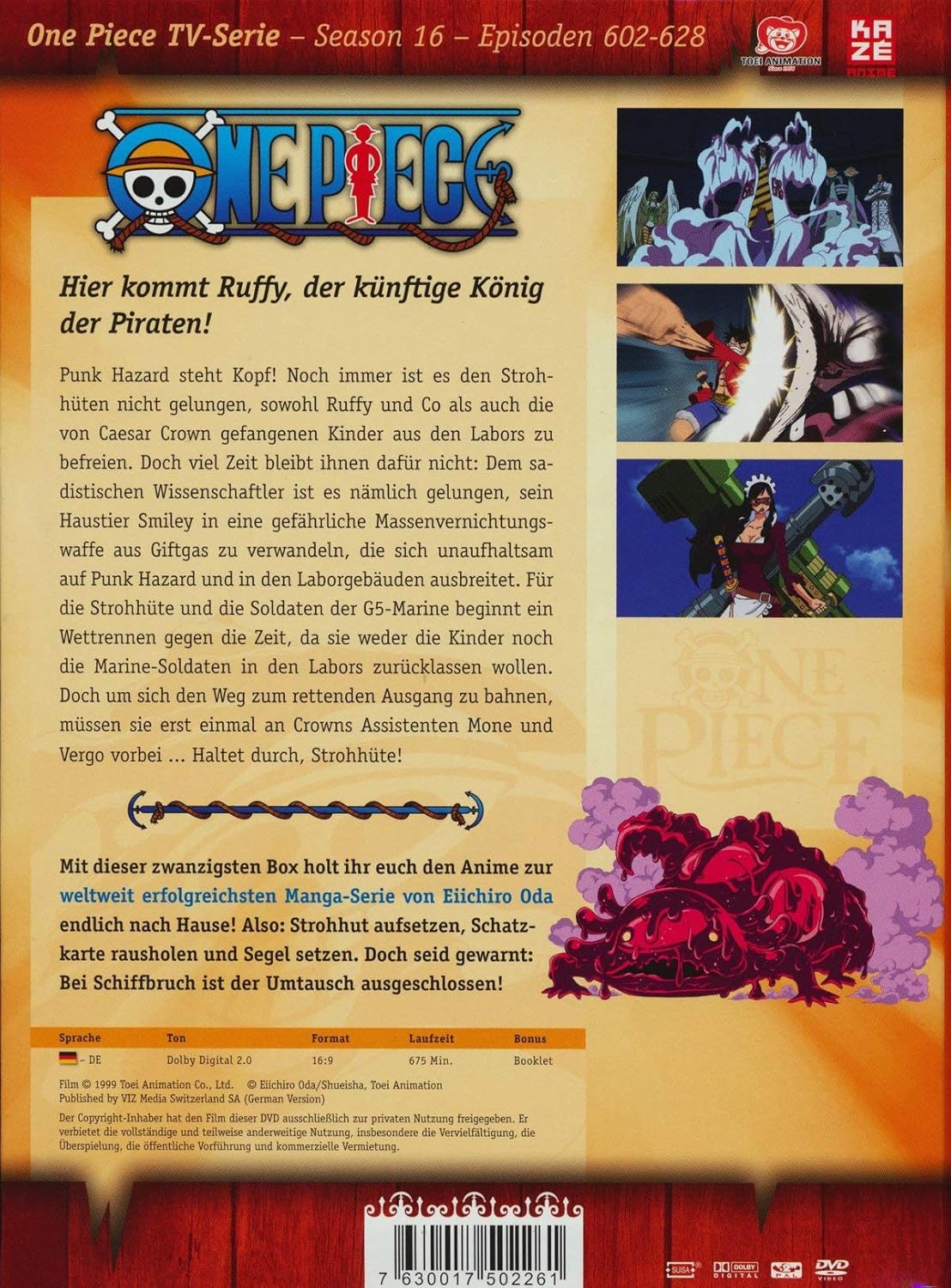 One Piece Tv Serie Box Episoden 602 628 Amazon Co Uk Miyamoto Hiroakishimizu Dvd Blu Ray