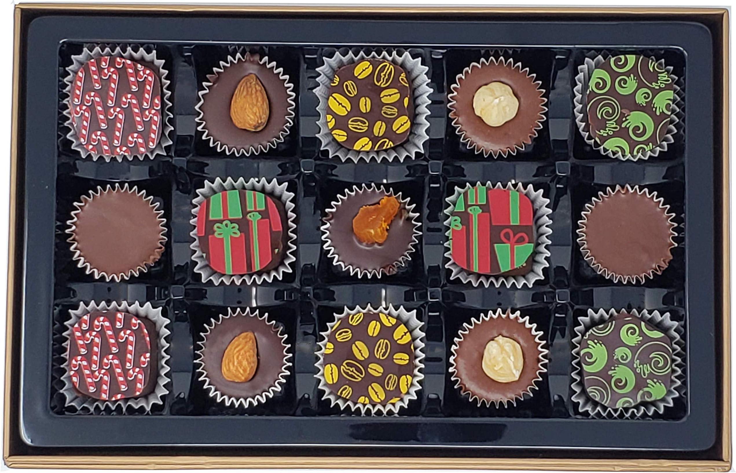 Gluten Free Vegan Dark Chocolate, Halal Certified, with Gift Box, 15 Pieces