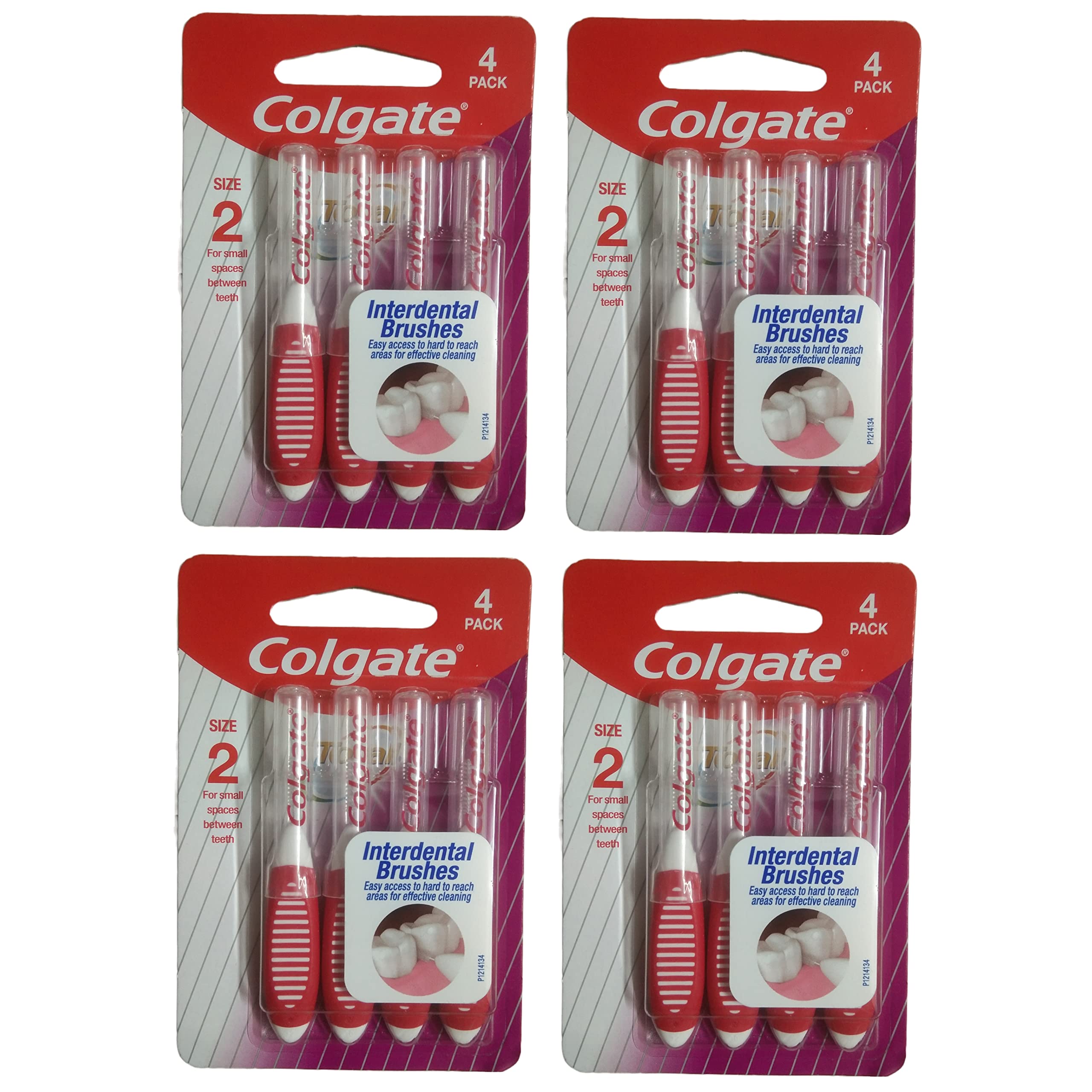Colgate Total Interdental Brush For Improved Mouth Health (Size - 2mm For Small Spaces Between Teeth, Pack of 16) (B0BTC3JRWJ) Amazon Price History, Amazon Price Tracker