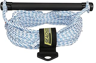 Seachoice Water Ski Rope, 75 Ft. Long, 12 in. Handle w/Foam Grip