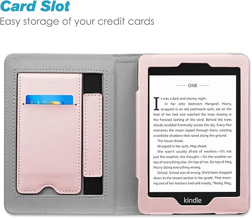 Miniatura 4 de Fintie - Funda con tapa para Kindle Paperwhite, con soporte, para todos los de 2018 y 10 generación, de cuero falso prémium, con ranura para
