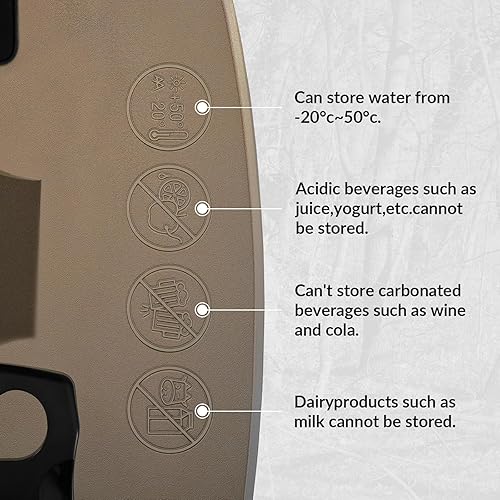 Miniatura 7 de Mochila de hidratación táctica Molle con vejiga interior de 3 litros, bolsa de depósito de agua ligera para mochila de chaleco Molle, para