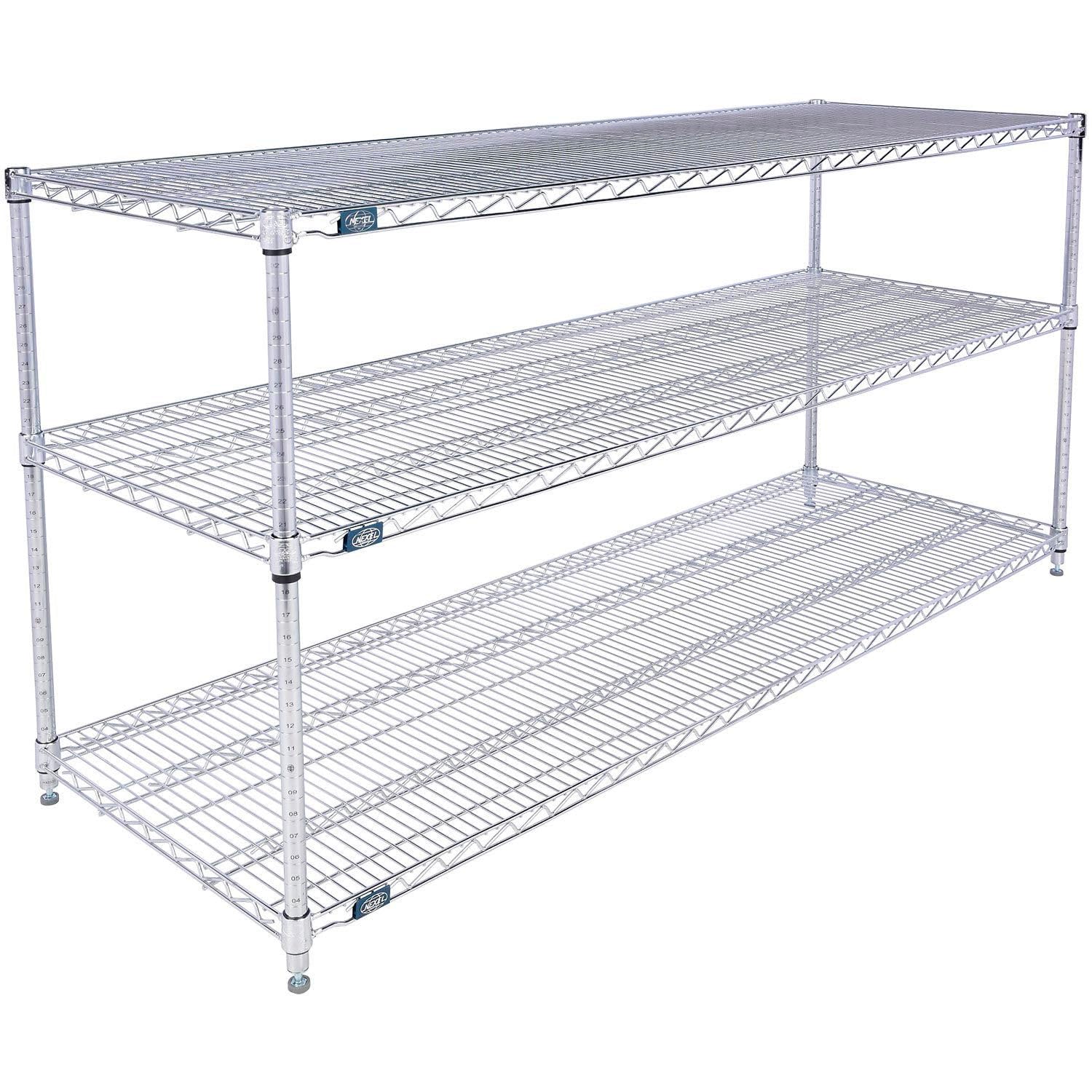3 Shelf by Global Industrial – Alloy Steel, Chrome, Model 24723C3