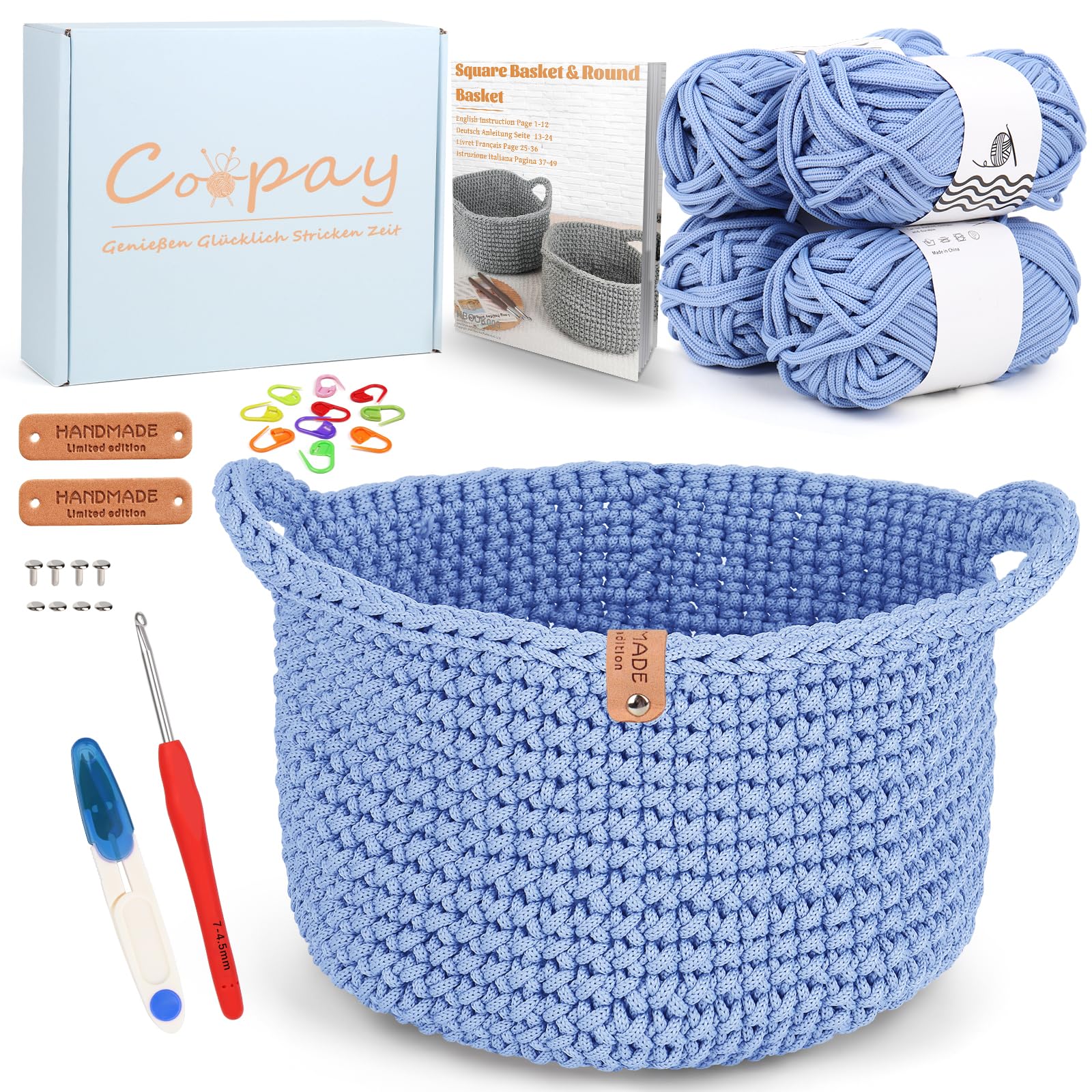ASTNIC Haakset voor beginners, 6 stuks hangende potplanten, starterset voor breien, cactus kind haak voor volwassenen, doe-het-zelf, met ASTNIC Haakset voor beginners, 6 stuks hangende potplanten, starterset voor breien, cactus kind haak voor volwassenen, doe-het-zelf, met
