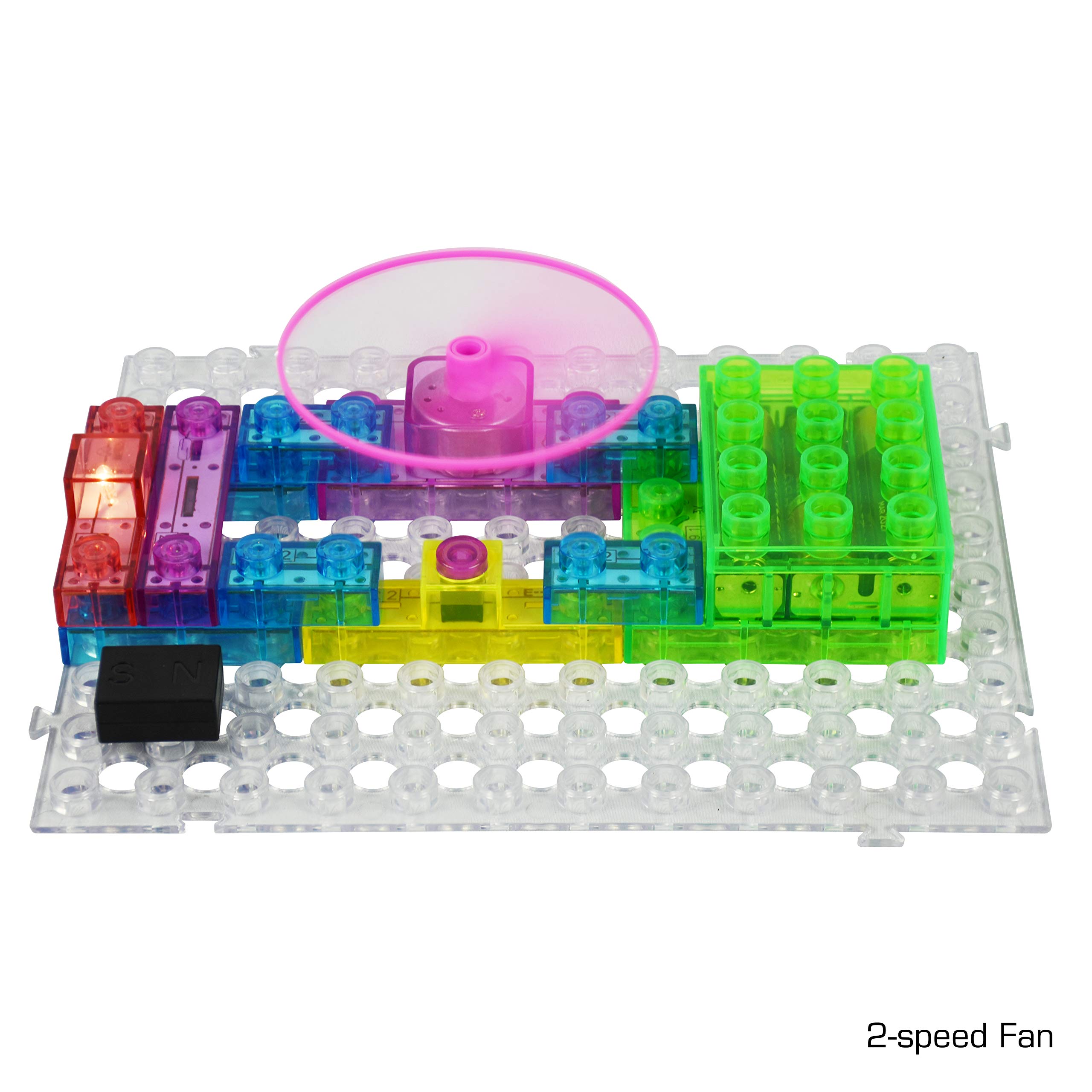 E-Blox Circuit Blox Builder - 115 Projects Circuit Board Building Blocks Toys Set for Kids Ages 8+ - Image 4