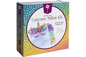Unicorn Pillow Kit: Enchanting Crafts for Creative Kids Ages 6-12