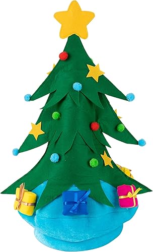 Miniatura 6 de JOYIN Divertido sombrero de árbol de Navidad, sombreros de Papá Noel unisex de felpa para celebraciones de disfraces, recuerdo de fiesta de