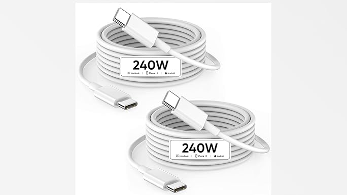 Amazon.com: USB C to USB C, 240W USB C Cable, 6.6ft C to C Cable