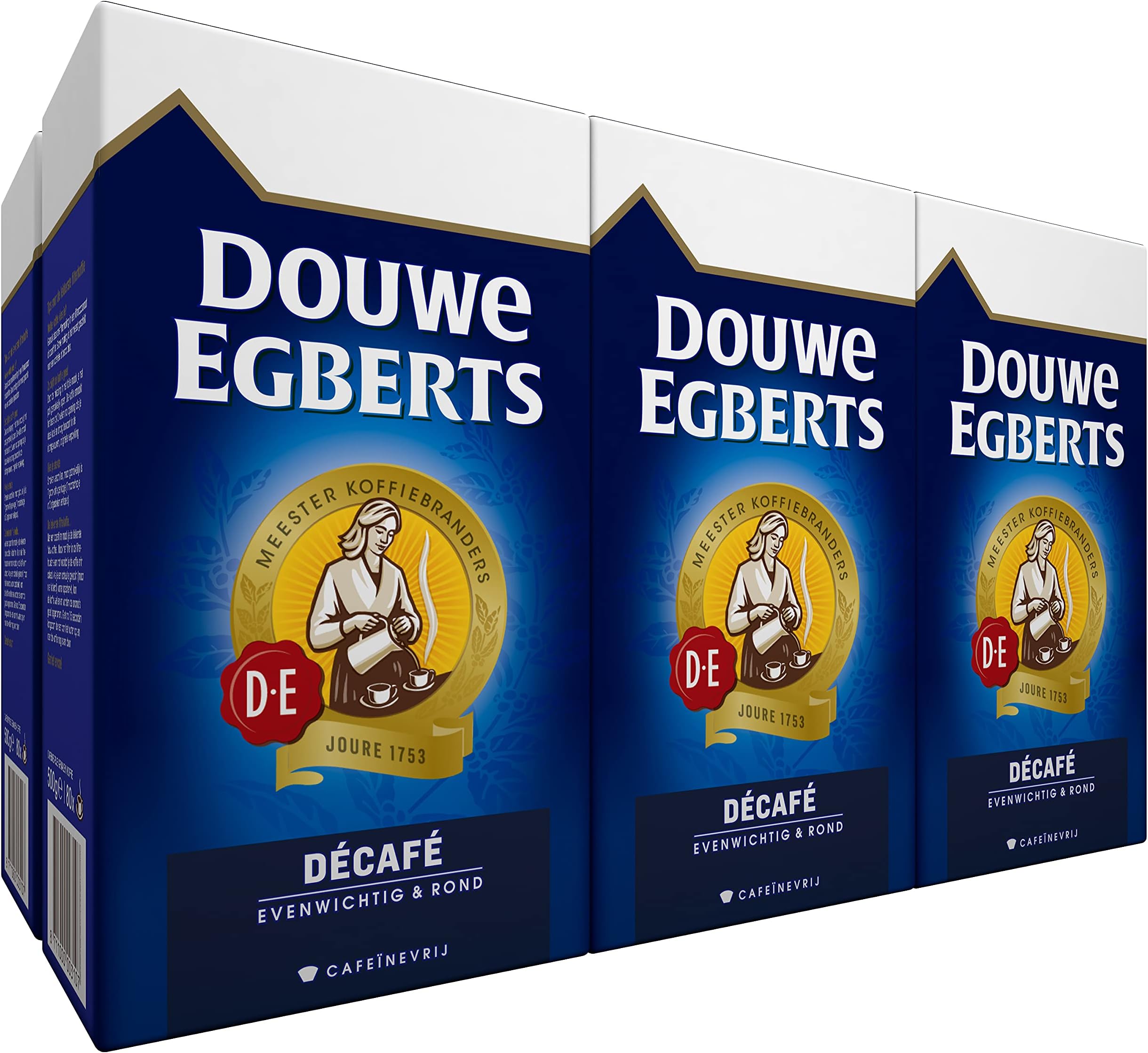 Decaffé Filter Caffe, Medium Roast,17.6 Ounce (Pack of 6)