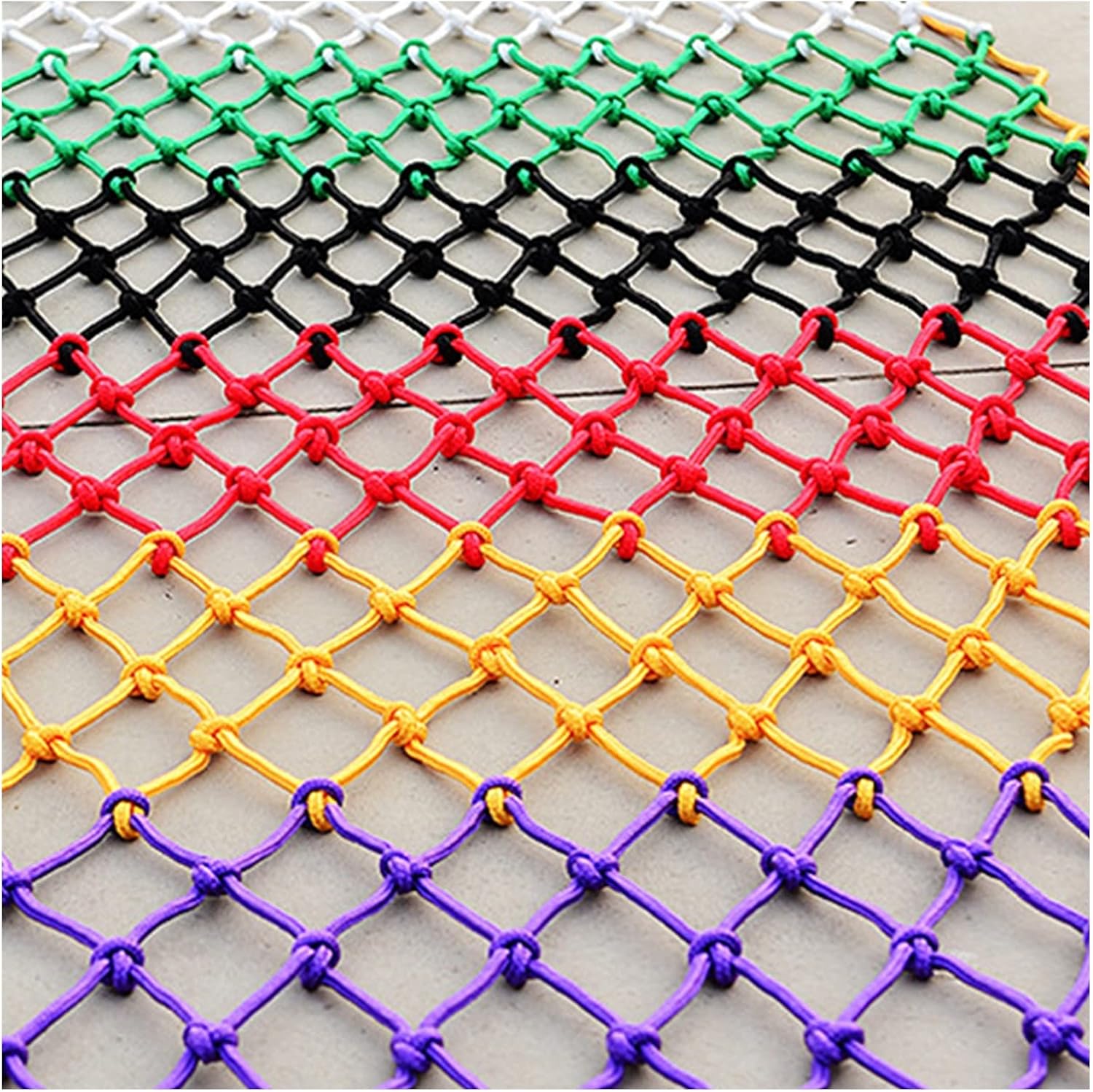 AWSAD Child Safety Stair Protection Net, Balcony Anti-Fall Net for Outdoor Children Injury Prevention Cargo Trailer Net Safety Netting for Playground Color : 6mm Rope, Size : 5×8m(16×26ft)