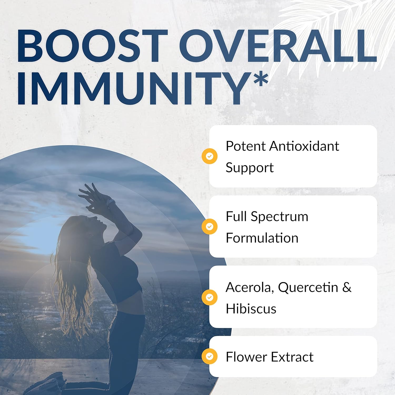 Equilife Full Spectrum Vitamin C Supplement with Quercetin, Hibiscus, and Rutin, Plant Based Antioxidant Formula, Gluten Free, Soy and Dairy Free, Non GMO, Easy to Use, 60 Capsules