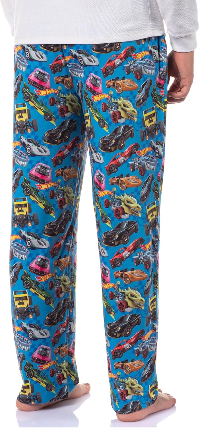 Hot Wheels Sleep Family Bone Shaker Sharkruiser Tossed Cars Print Pajama Pants - Image 4