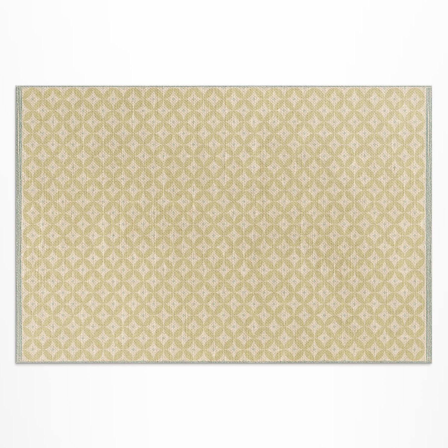 Tapis d'extérieur pour balcon et jardin créez une ambiance chaleureuse avec ce motif oriental