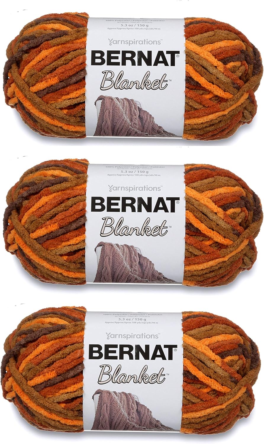 Bernat Blanket Yarn (3-Pack) Fall Leaves 161200-555