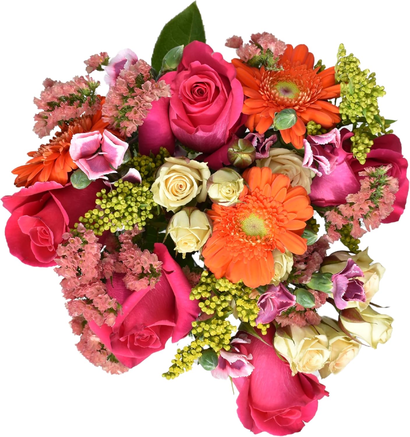 Always Yours with Vase | Pink, Red Arrangement by Arabella Bouquets | Real Fresh Flowers for Delivery, Gift for Birthday, Congratulations, Anniversary, Thank You, Mother's Day