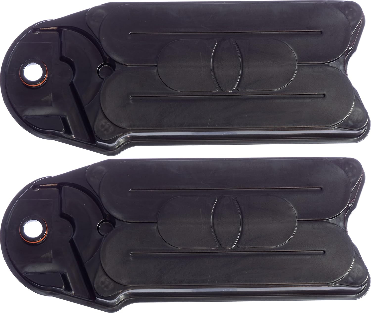 APDTY 138700x2 2-Pack Engine Crankcase Ventilation Filter Breather Element (6.7L Diesel; Includes 2 Filters; 68002433AC)