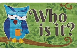 Toland Home Garden Punny Owl Funny Door Mat