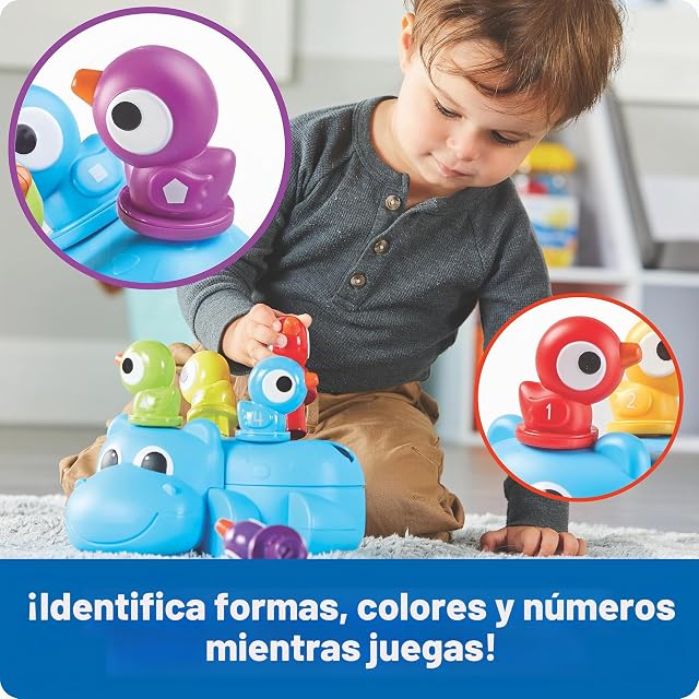 Foto 4 de 7 de Learning Resources LER9108 El hipopótamo Huey para Practicar Las Habilidades motoras Finas
