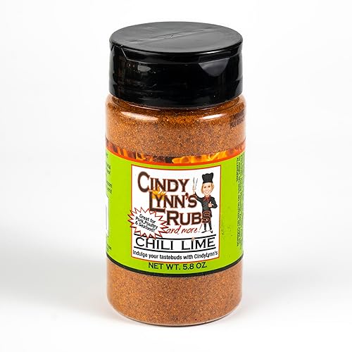 Cindy Lynn's Award Ganador de Frotes y condimentos (lima de chile, 5.8 oz)