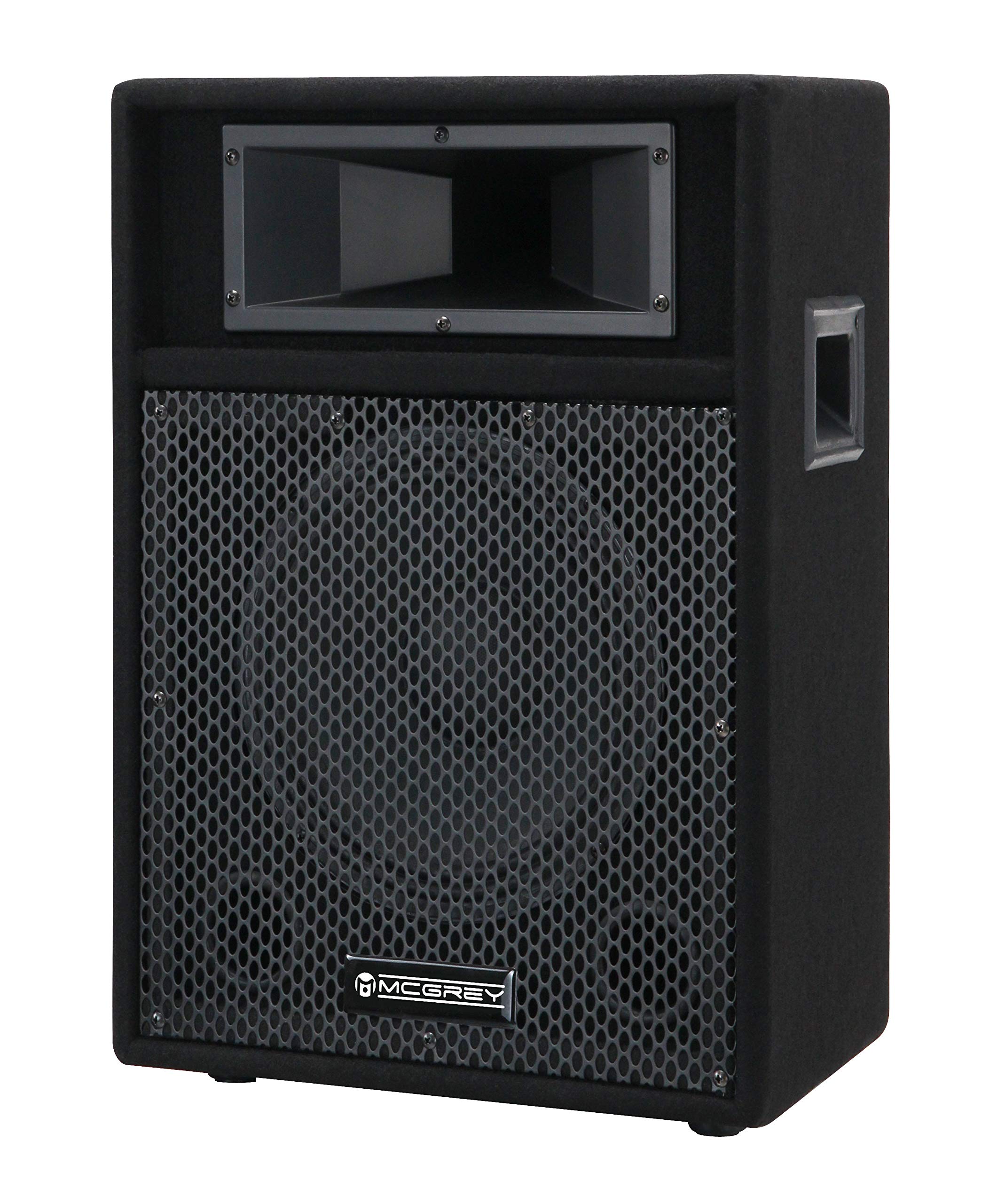 McGrey Powerstage-2800 PA Komplett-Anlage (2X 10/25cm Topteil, 2X 15/38cm Subwoofer, 1x Endstufe, 2X Distanzstange, 2X Boxenkabel, 700/1400/2800 Watt RMS/Musikleistung/Peak)