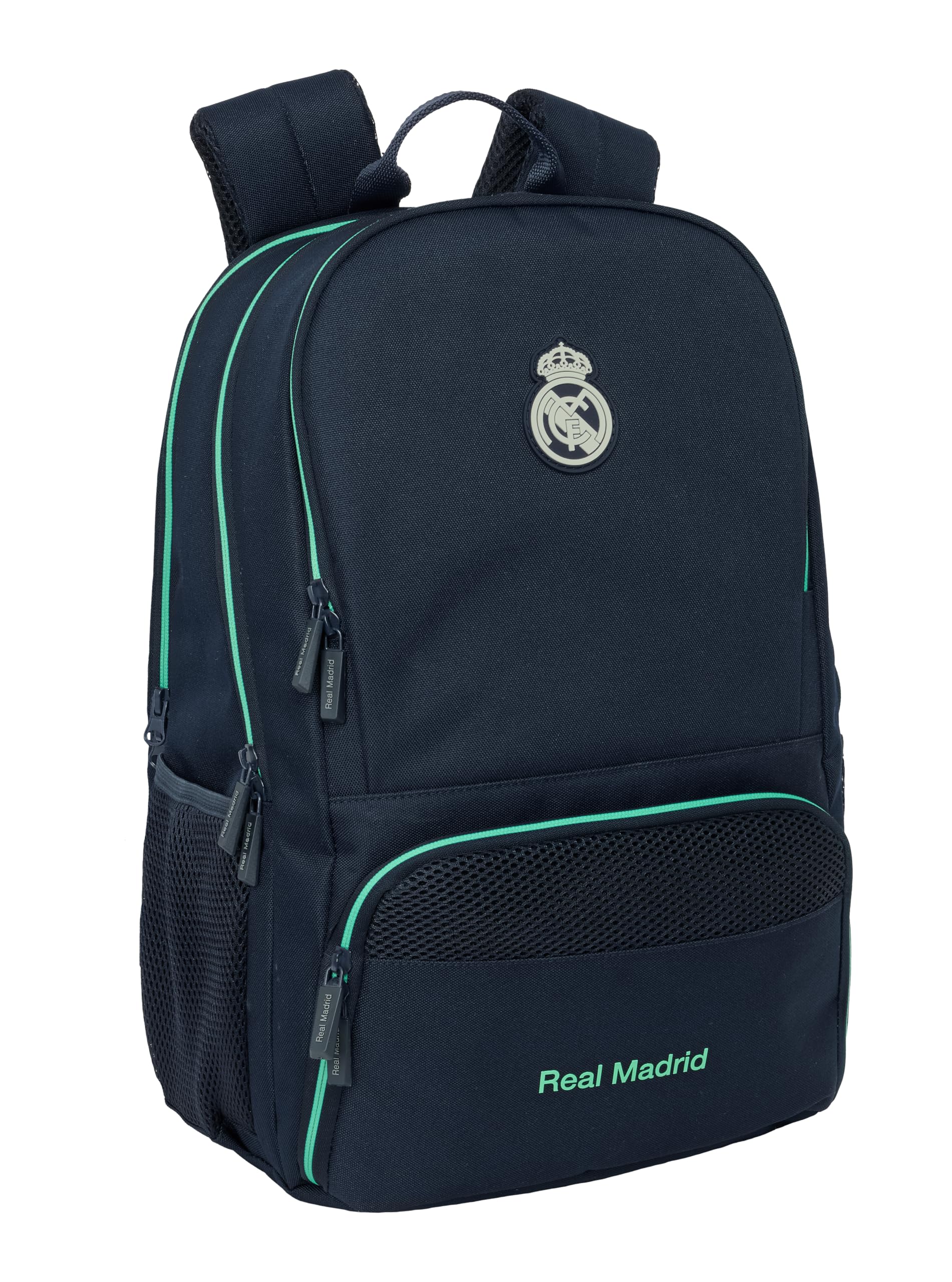 Real Madrid 2. Team 25/26 Rucksack für Paddel, Sport-Rucksack, ideal für Verschiedene Altersgruppen, bequem und vielseitig, Qualität und Widerstandsfähigkeit, 30 x 17 x 42 cm