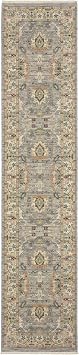 Oriental Weavers Lucca Wool Blend Area Rug - 2063L - 26" x 12 - in Grey/Multi - Vintage Inspired, Wool Blend, Entryway, Hallway Runner Rug