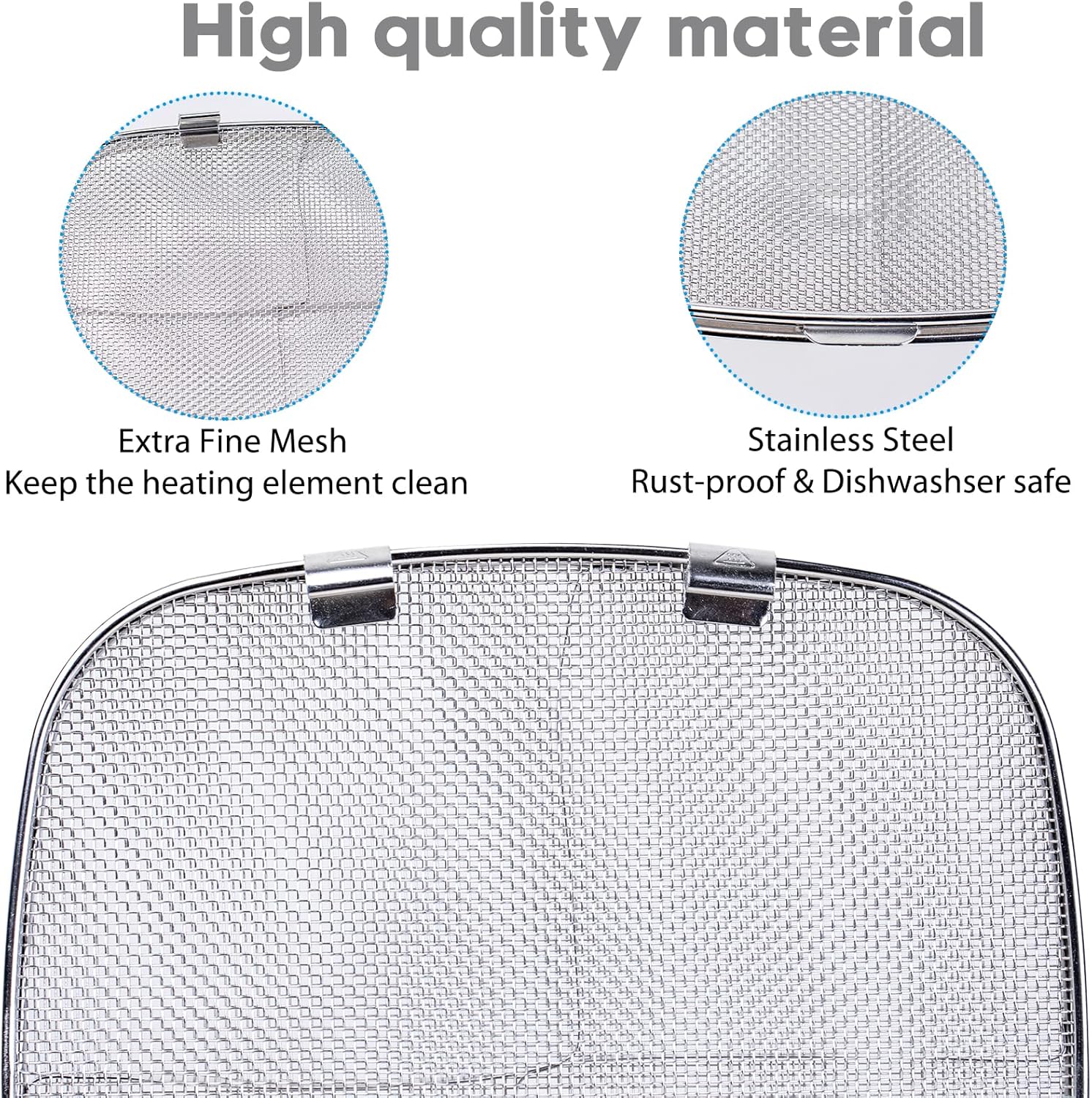 Buy Stainless Steel Splatter Shield for Ninja Foodi AG301, Air Fryer