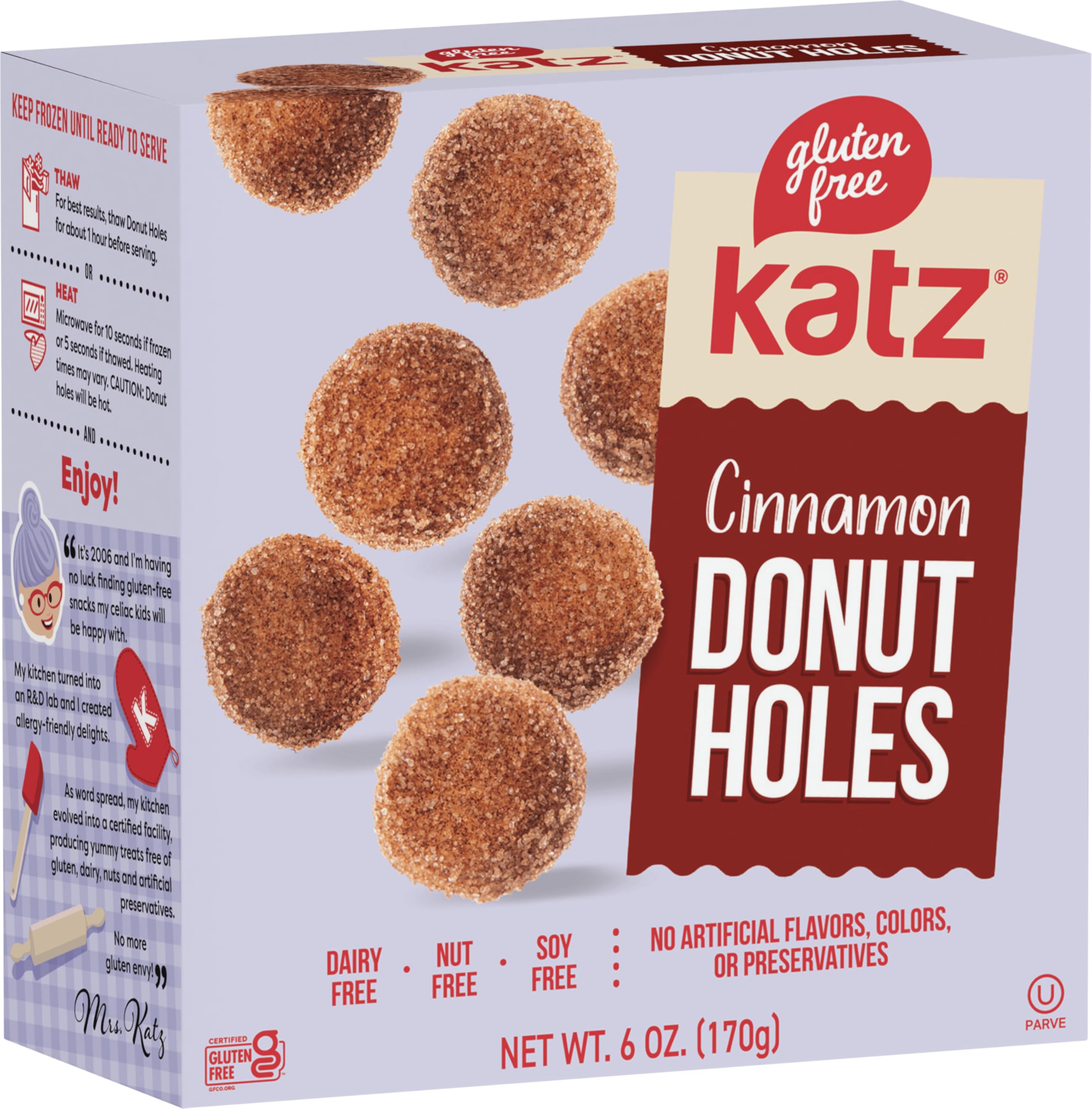 Amazon.com: Katz Gluten Free Donuts & Donut Holes Top 8 Flavors