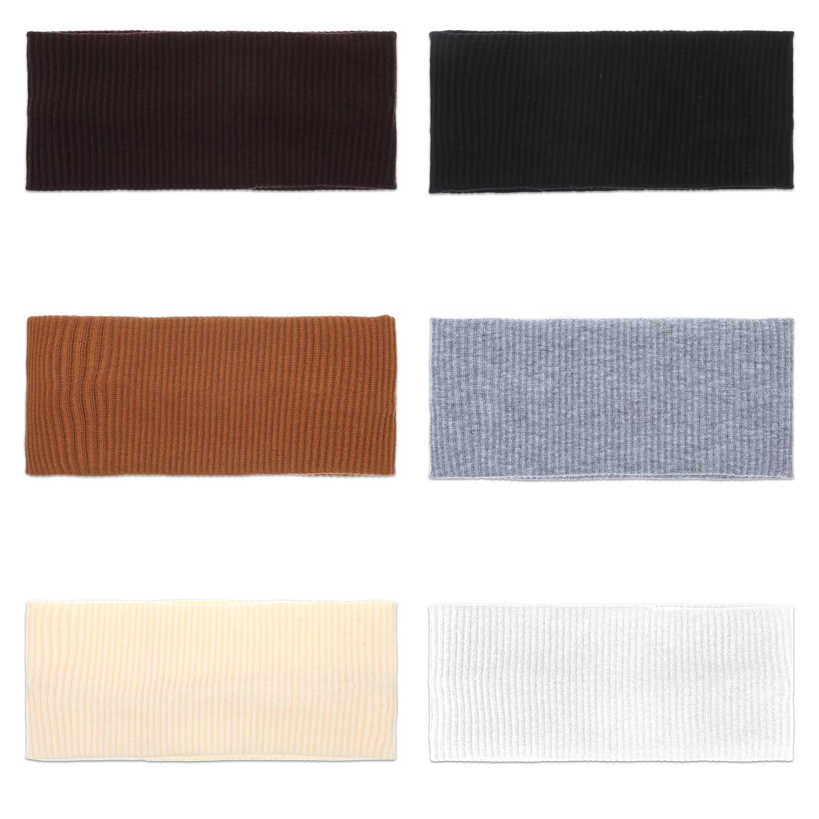 8 diademas para mujer, elegantes bandas deportivas para el cabello, elásticas, antideslizantes, de tela suave, banda elástica ancha, bohemia, accesorios para entrenamiento diario, yoga, correr