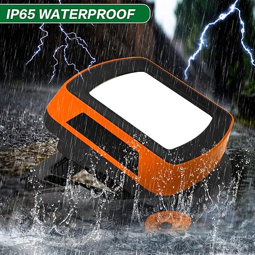 Miniatura 5 de Luz de trabajo LED recargable con base magnética y gancho para colgar, IP65 impermeable, portátil, iluminación para lugares de trabajo para